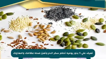 تعرف على 5 بذور يومية تحكم سكر الدم وتعزز صحة عظامك وأمعائك